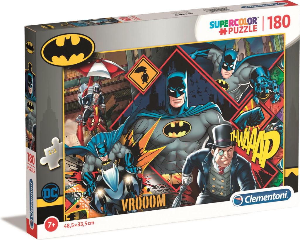 Clementoni - Puzzle Batman DC Comics 180 elementw - Produktbild 