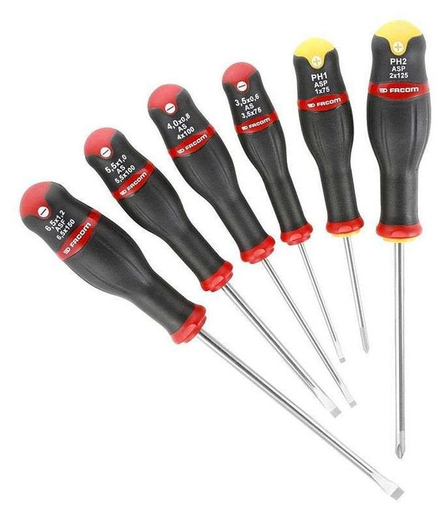 Jeu de 6 tournevis Protwist FACOM ATP.J6PB Image du produit 