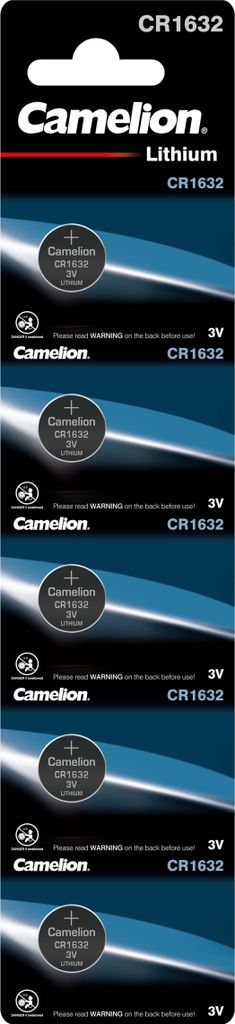 Camelion Batterie CR1632 al litio 5 St. Immagine del prodotto 