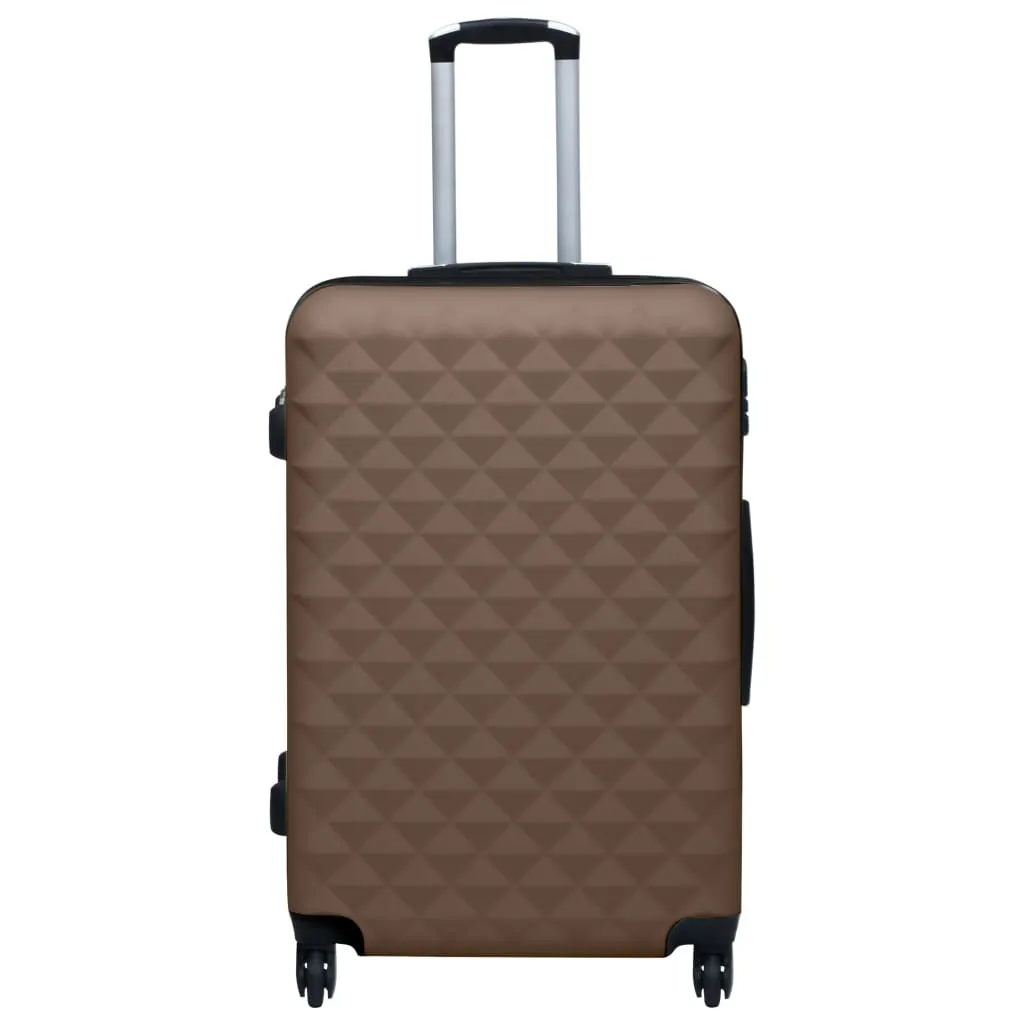 Valise rigide brune ABS : protégez vos bagages des chocs et du vol