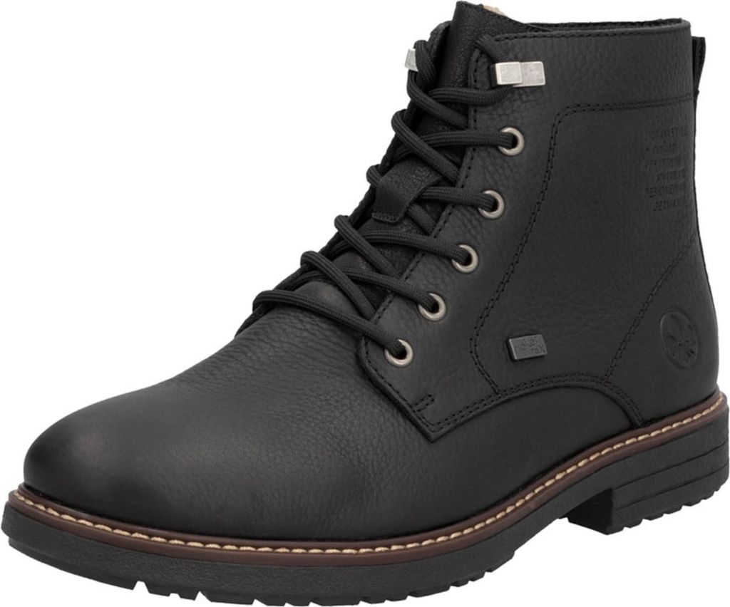 Rieker Schnürstiefeletten Herren 31383736383331 Schwarz 43 EU
