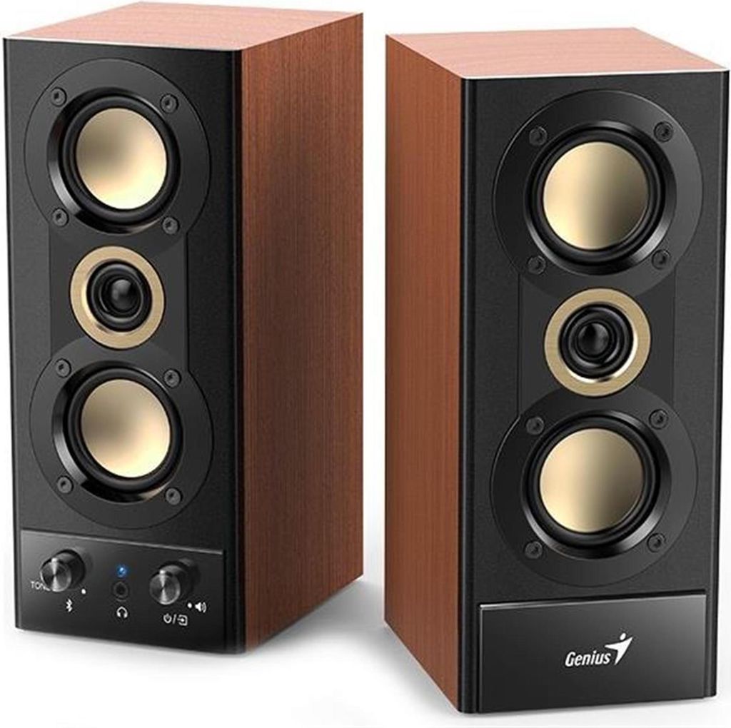 Boxe PC Genius SP-HF800BT, 20W, Bluetooth, lemn