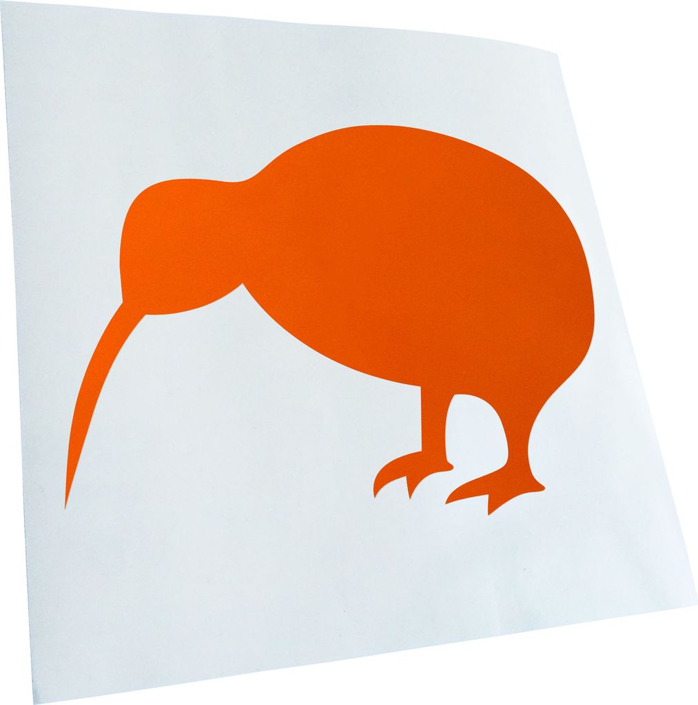 Kiwistar - Autoaufkleber - Kompass - Neon Matt - Aufkleber für Auto Kfz Fahrrad, LKW, Truck Mofa