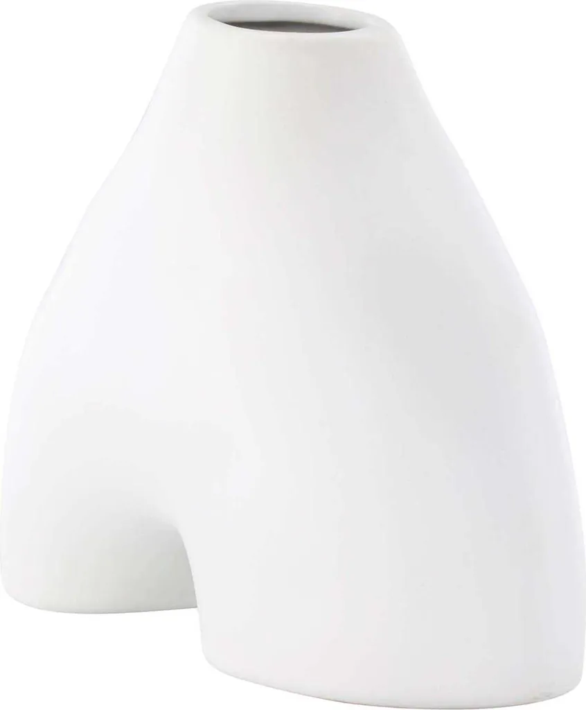 Vase blanc Kento Venture Design - Finition mate et forme épurée chic - 13