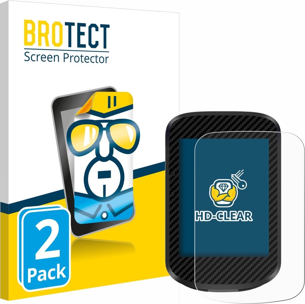 2x Für iGPSPORT BSC300T Schutzfolie BROTECT Displayschutz Produktbild 