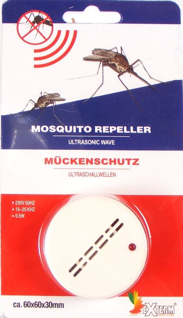 Mückenschutz Ultraschall (L x B x H) 60 x 58 x 58 mm Weiß Produktbild 