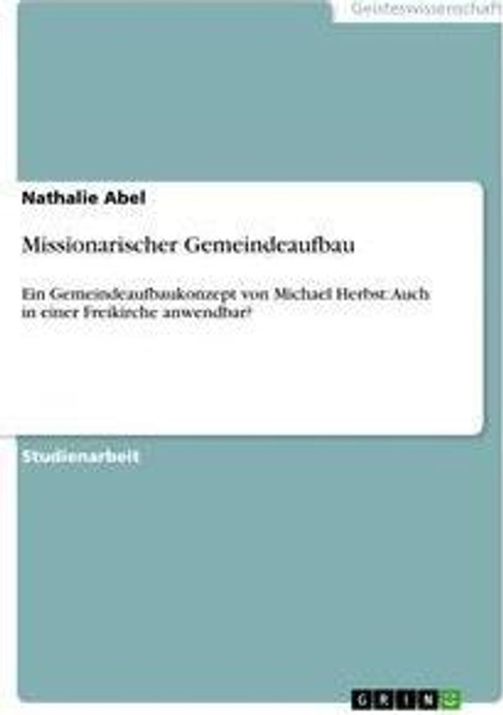 Missionarischer Gemeindeaufbau