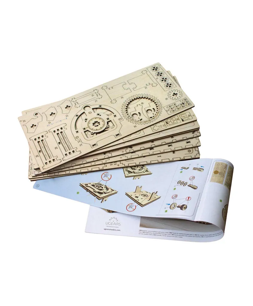 Coffre au Trésor Puzzle 3D en Bois avec Serrure à Code Mécanique - 19