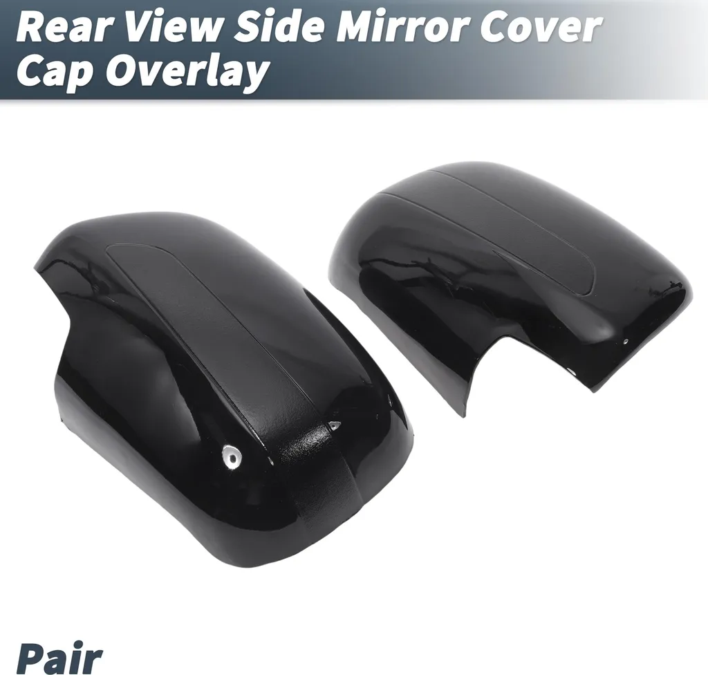 Coque Rétroviseur Lexus RX350 en ABS Noir Brillant avec Protection UV