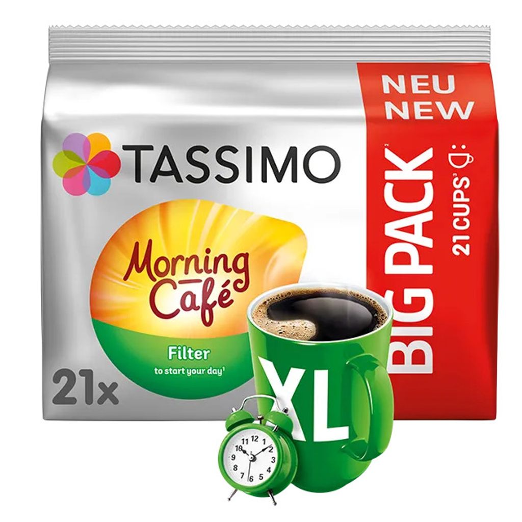 Tassimo Morning Café XL - 21 Capsules pour Tassimo à 4,89 €