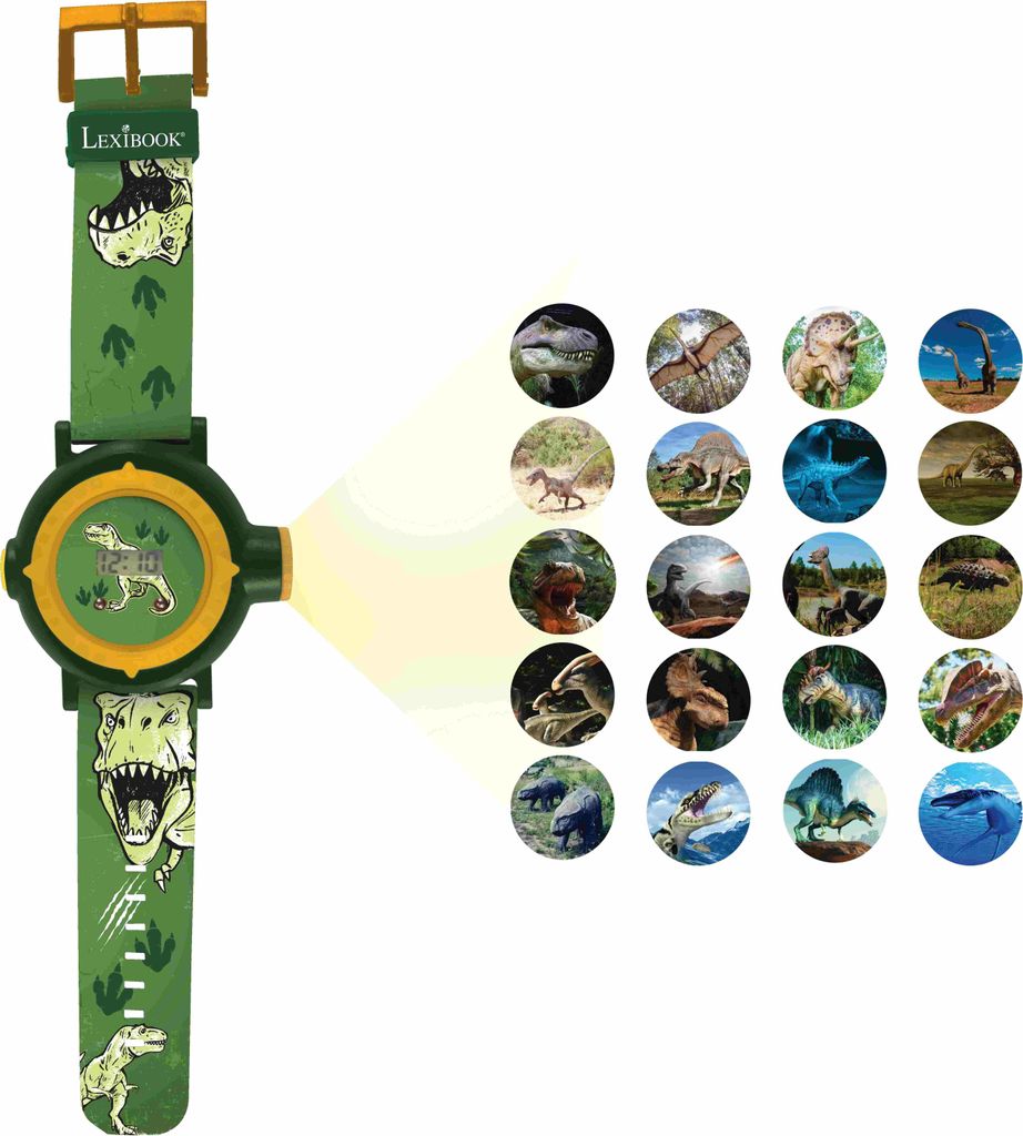 Lexibook Dinosaur Digital Projection Watch (DMW050DINO) Produktbild 