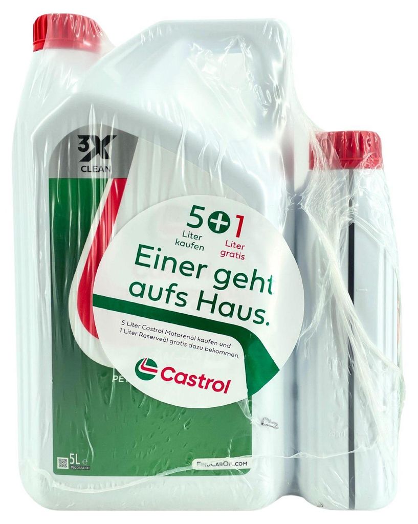 Castrol GTX 10W-40 A3/B4 5 Liter + 1 Liter GRATIS