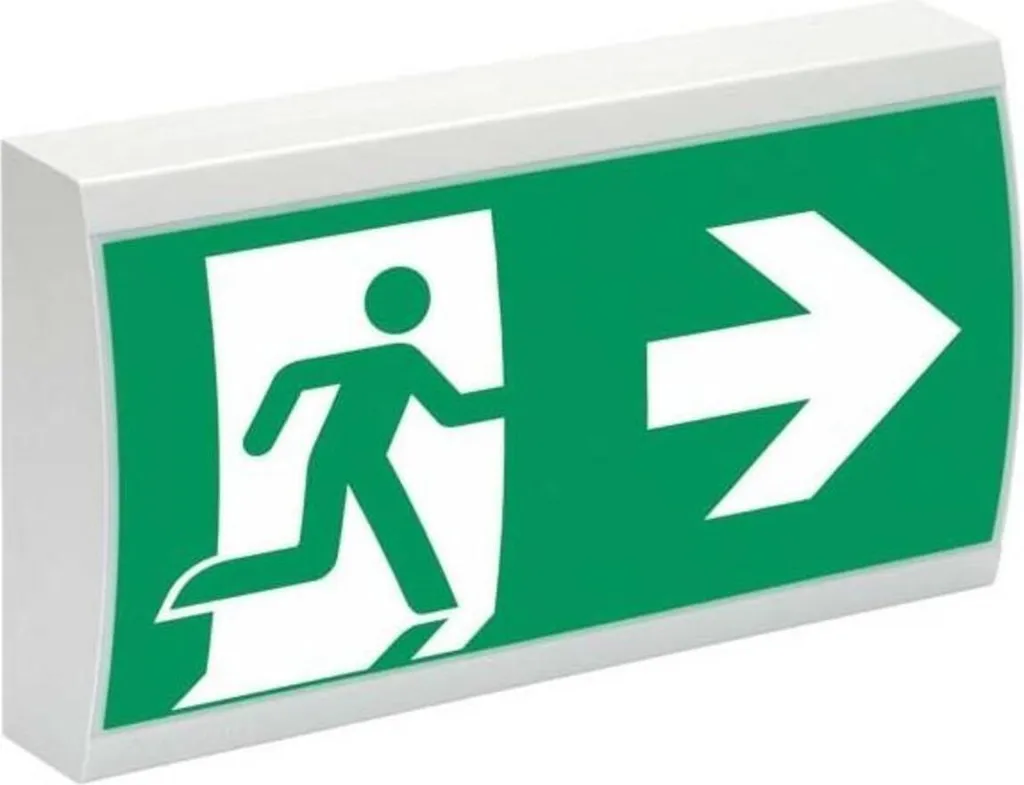 Éclairage de secours LED pour évacuation sécurisée IP41 RAL7035 3h