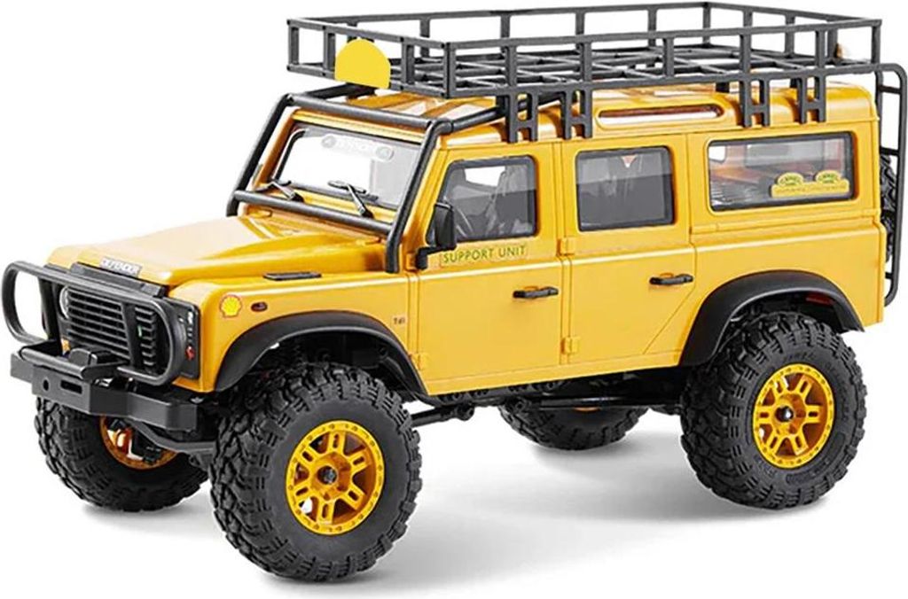 FCX24M RC Auto - Defender 110 Rock Crawler - RTR - Maßstab 1:24 - 4WD - 2,4 GHz - 2‐Gang - LED‐Beleuchtung - Pink