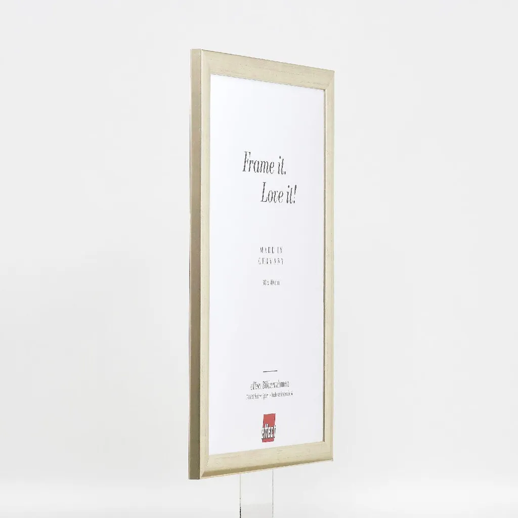 Effect Profil 43: Cornice 25x50 Argento Legno e Vetro Artistico - 7