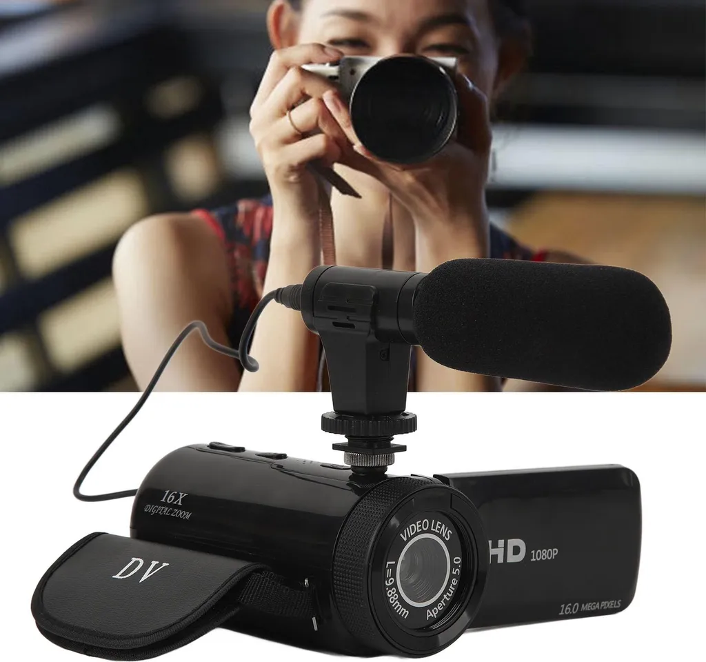Caméra de Vlogging 16MP avec Écran Pivotant et Objectif Grand Angle HD - 3