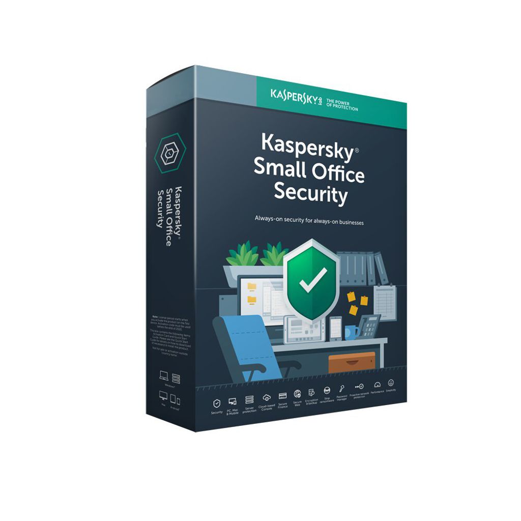 Kaspersky Small Office Security 8.0 Antivirus Sicherheit Basic ITA 5 Lizenz(en) 1 Jahr(en) Kaspersky Small.Off.Security 8.0
