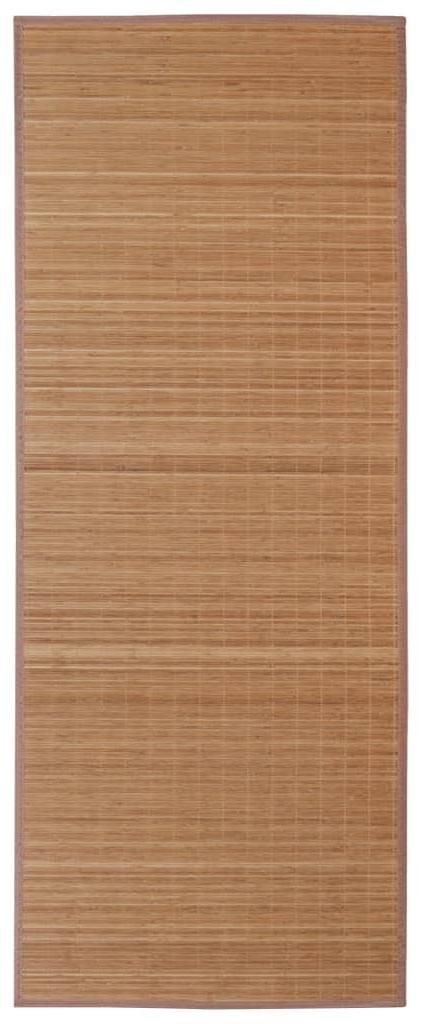 vidaXL Koberec Bamboo Brown Rectangular 80x300 cm Obrázok produktu 