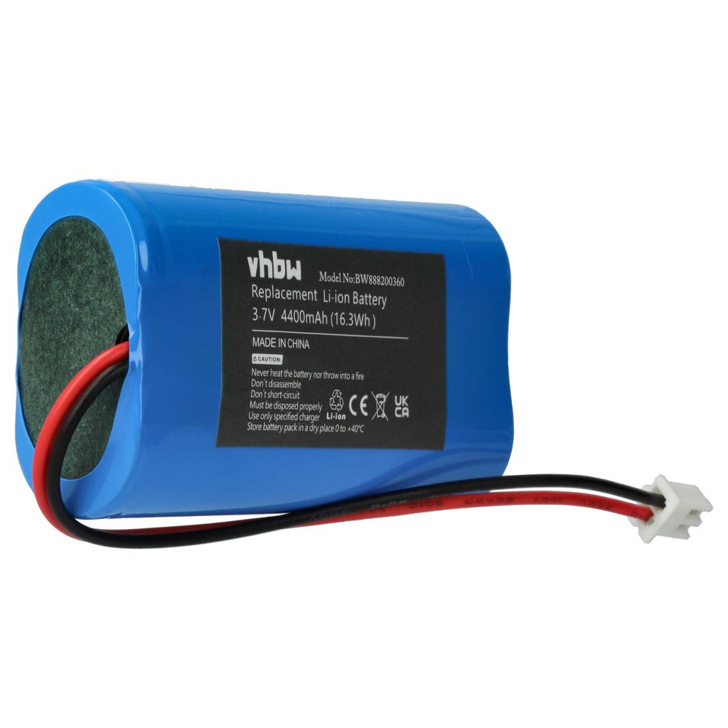 vhbw Akku kompatibel mit Abathe Tischlampe, Nachttischlampe Produktbild 3