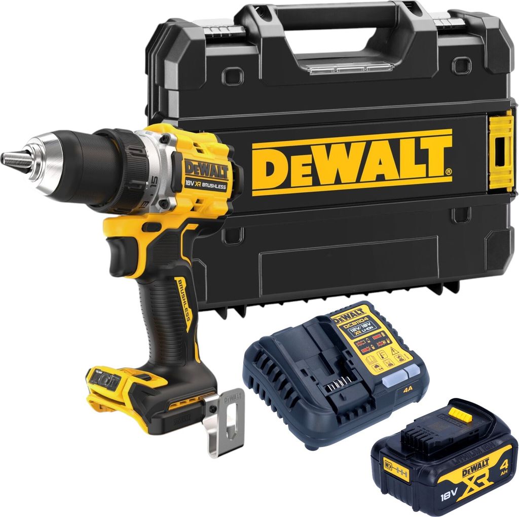 DeWalt DCD 800 M1T Akku Bohrschrauber 18 V 90 Nm Brushless Produktbild 