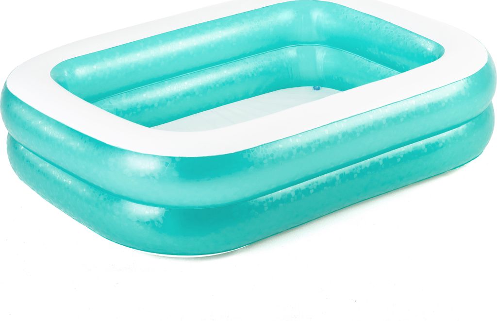 Bestway® Family Pool 200 x 146 x 48 cm, türkis, eckig Produktbild 