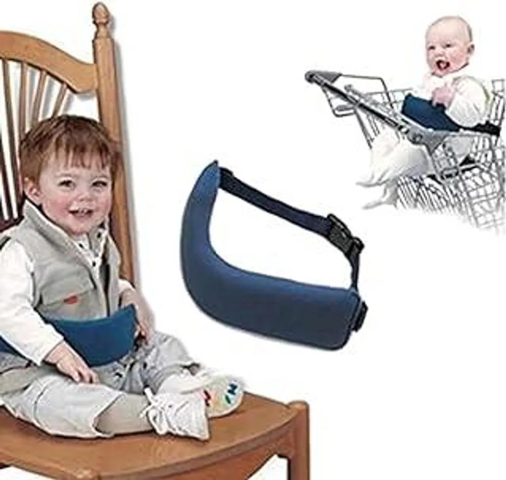 Tripp Gurt - Cintura di sicurezza per seggiolone - Protezione per carrello della spesa Cintura per pappa Cintura di sicurezza per seggiolone portatile Cintura di sicurezza per seggiolone per bambini