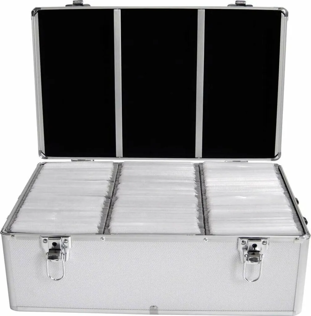 Boîtier CD 500 Emplacements MediaRange avec Finition Nylon Renforcé - 6