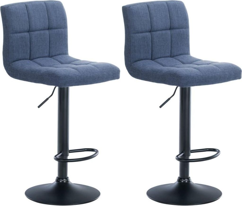 2er-Set Luxus-Barhocker – Barhocker – 360° drehbarer Komfort