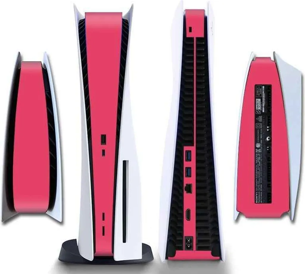 Skin PS5 Rosa - Adesivi Professionali PlayStation 5 Anti-Graffio