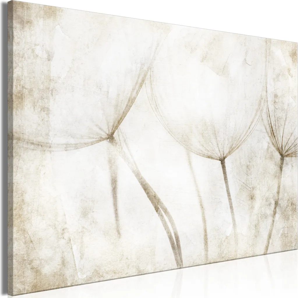 Quadro su tela italiano - Racconto pacifico (1 parte) largo 90x60 cm Fiori b-C-10015-b-a