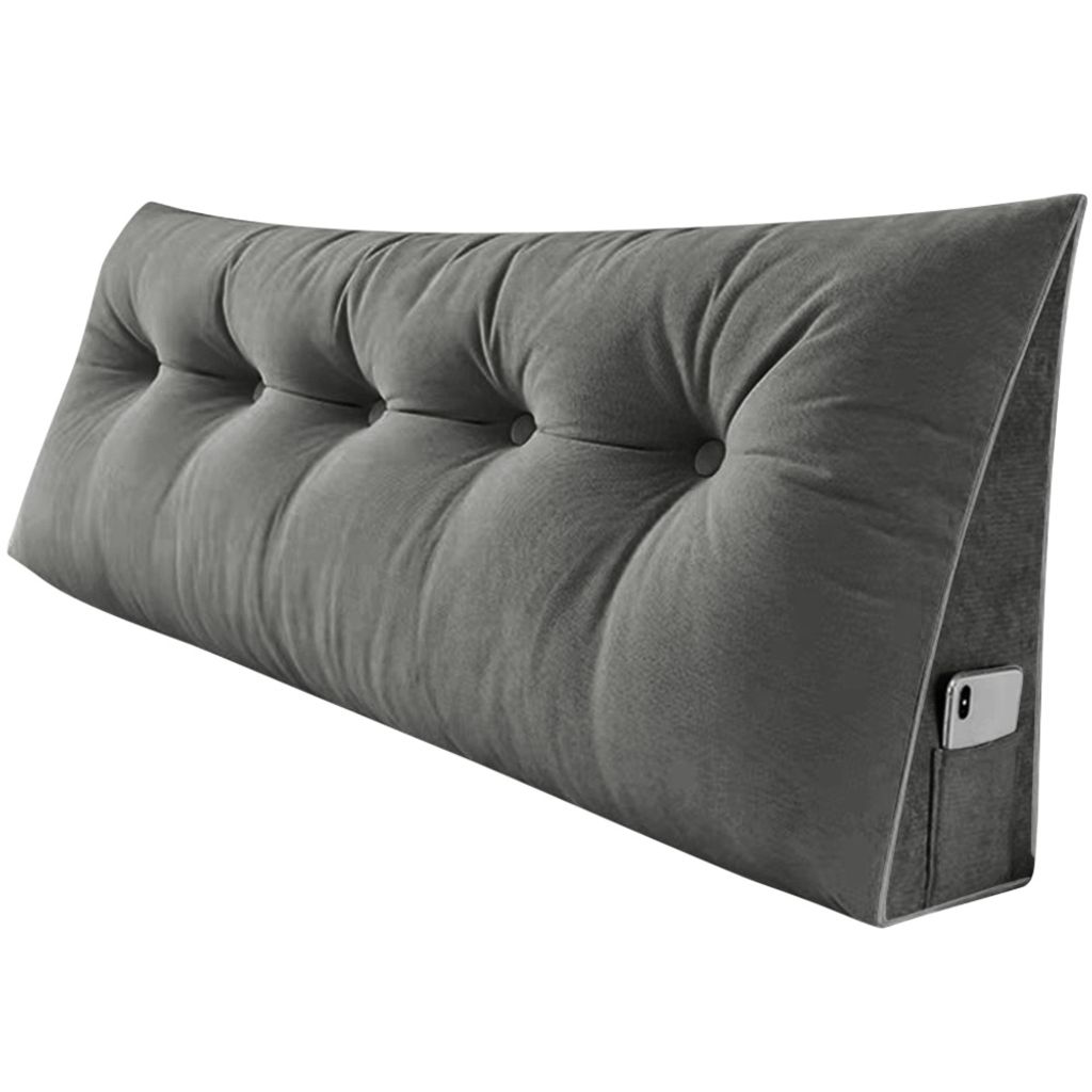 Rückenkissen Bett 160cm,Samt Rückenlehne Kissen,Keilkissen Produktbild 
