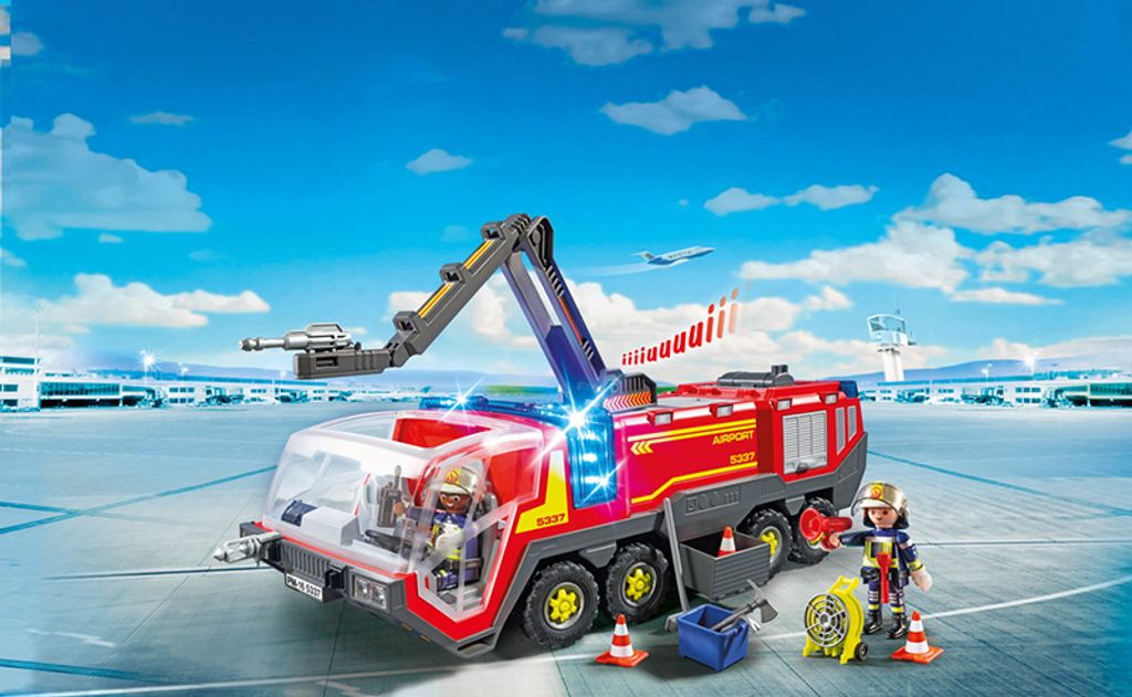 PLAYMOBIL 5337 City Action Flughafenlöschfahrzeug mit Licht Produktbild 10
