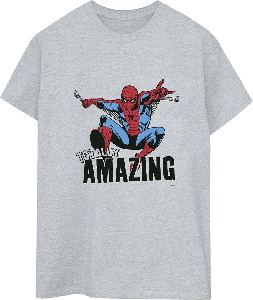 Marvel - "Amazing" T-Shirt für Damen BI34292 (S) (Grau)