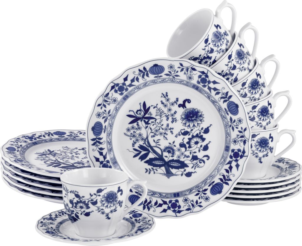 CreaTable, 17131, vzor cibule Flora, 18-dielna kávová Obrázok produktu 