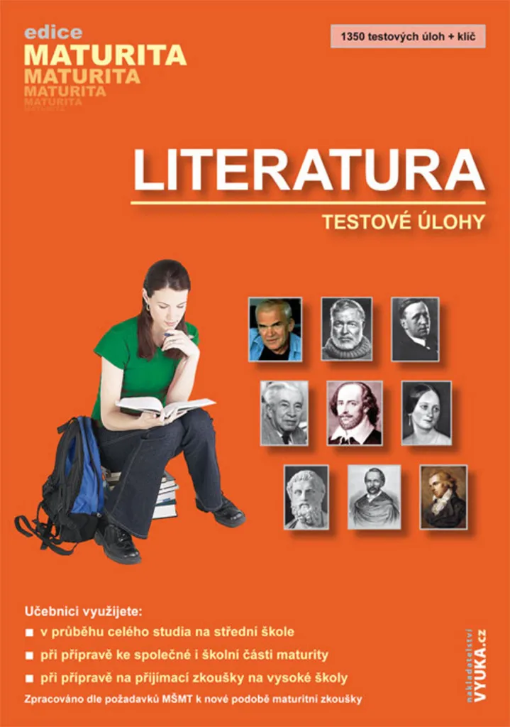 Livre Literatura testové úlohy avec fiches de révision complètes