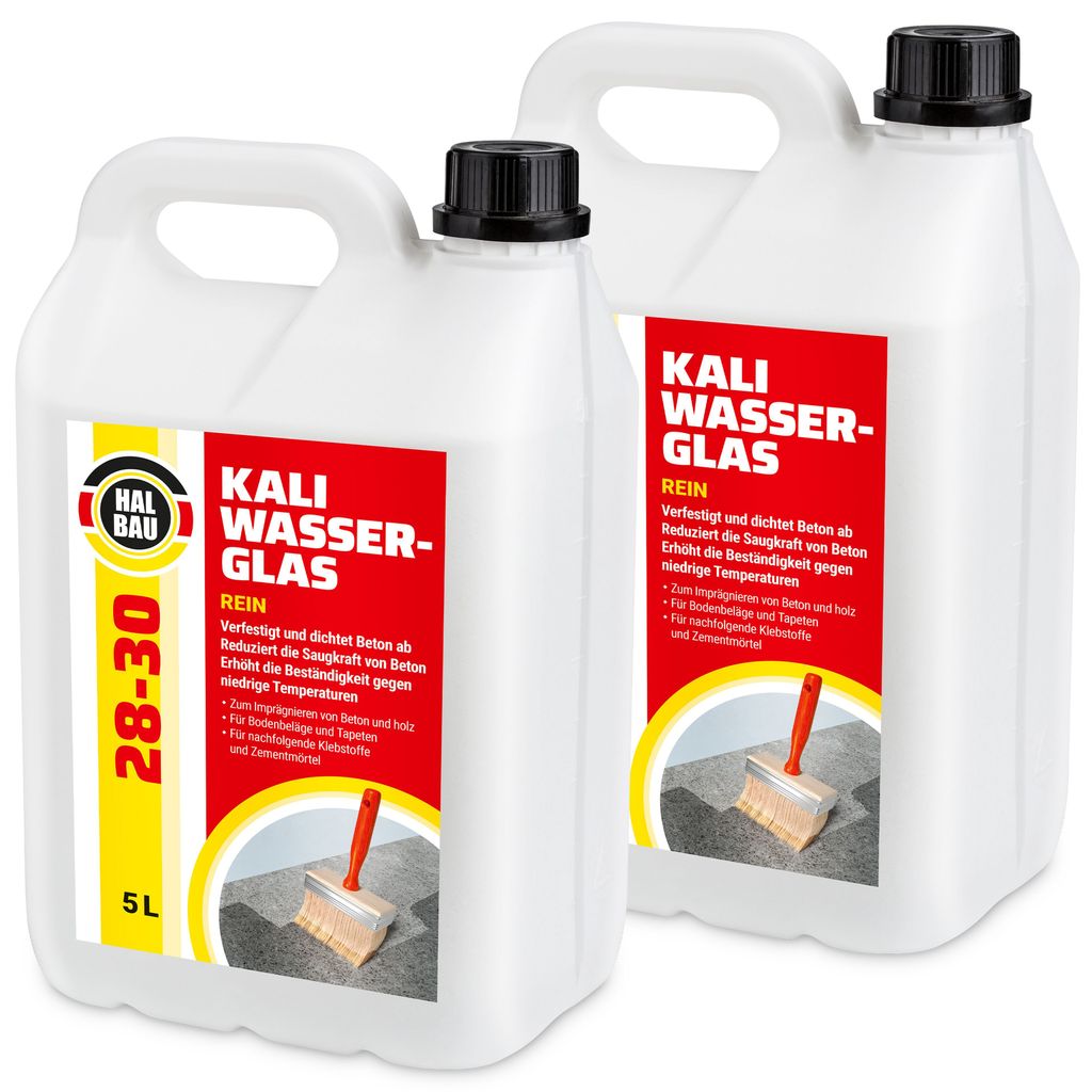 Kaliwasserglas HB28-30 Grundierung Konservierung Betonimprägnierung Holzschutz 10L