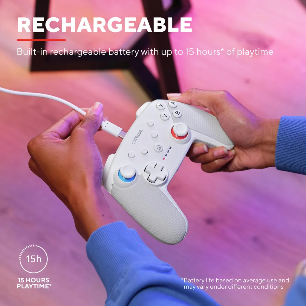 Manette Pro Nintendo Switch Trust 25426 avec câble USB robuste - 13