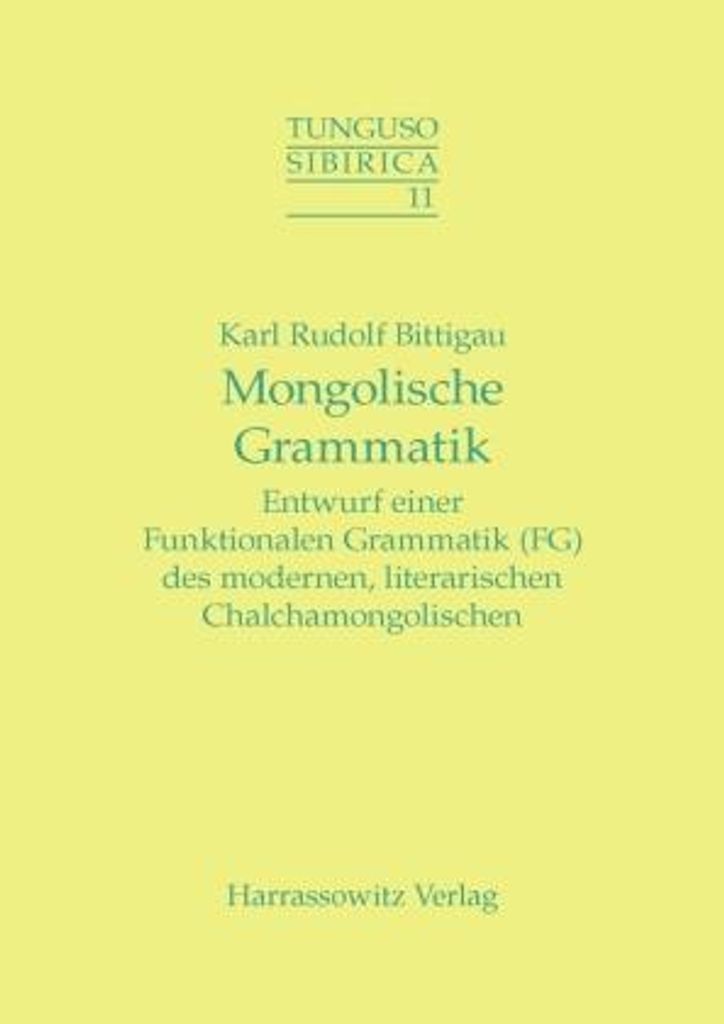 Mongolische Grammatik