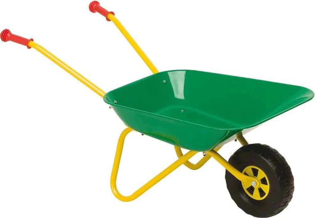 Chariot à bras enfant pour jardinage Rolly Toys 271900 métal vert