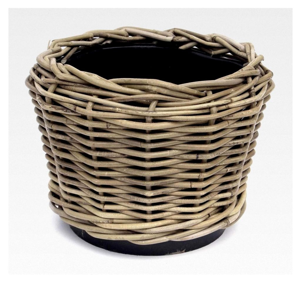 Runder Rattan-Korb, 27 x 20 cm