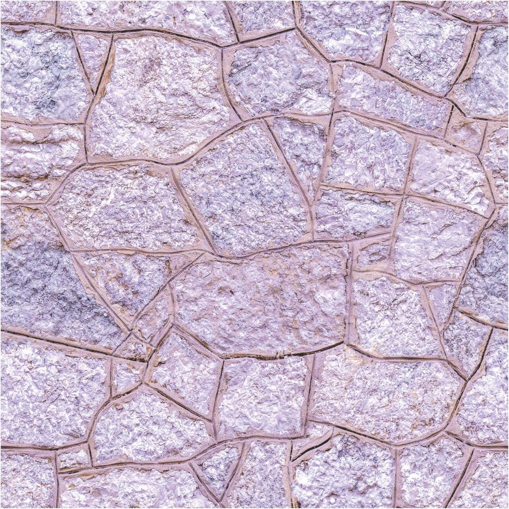 Tapeteneffekt-Aufkleber – POLYNESISCHE ROSA STEINE – 60 x 60 cm