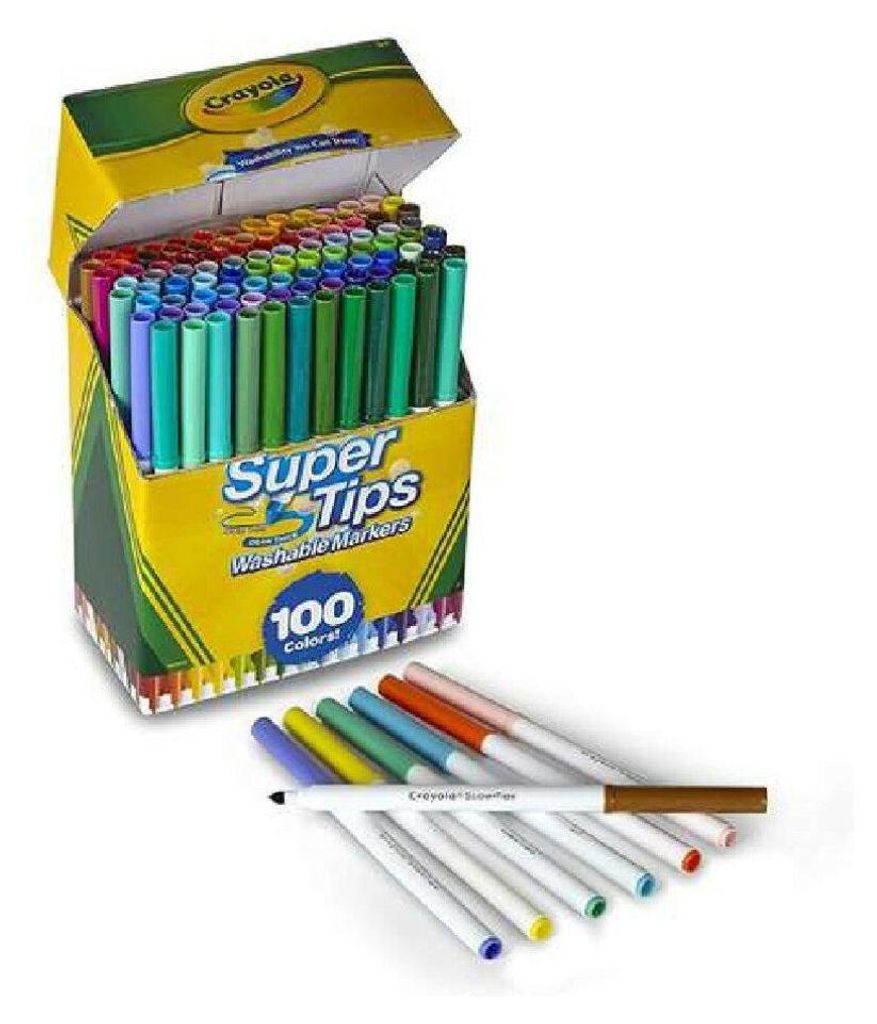 Crayola 58-5100, 100 barva/barev, Vícebarevný, Kulatý, Obrázek produktu 