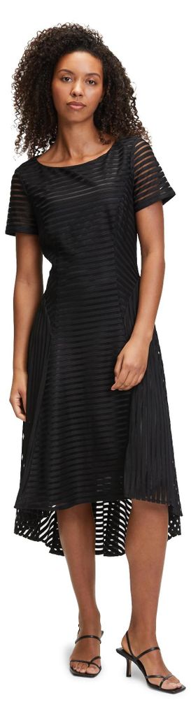 Vera Mont Damen Cocktailkleid Kurzarm Schwarz,40 Produktbild 