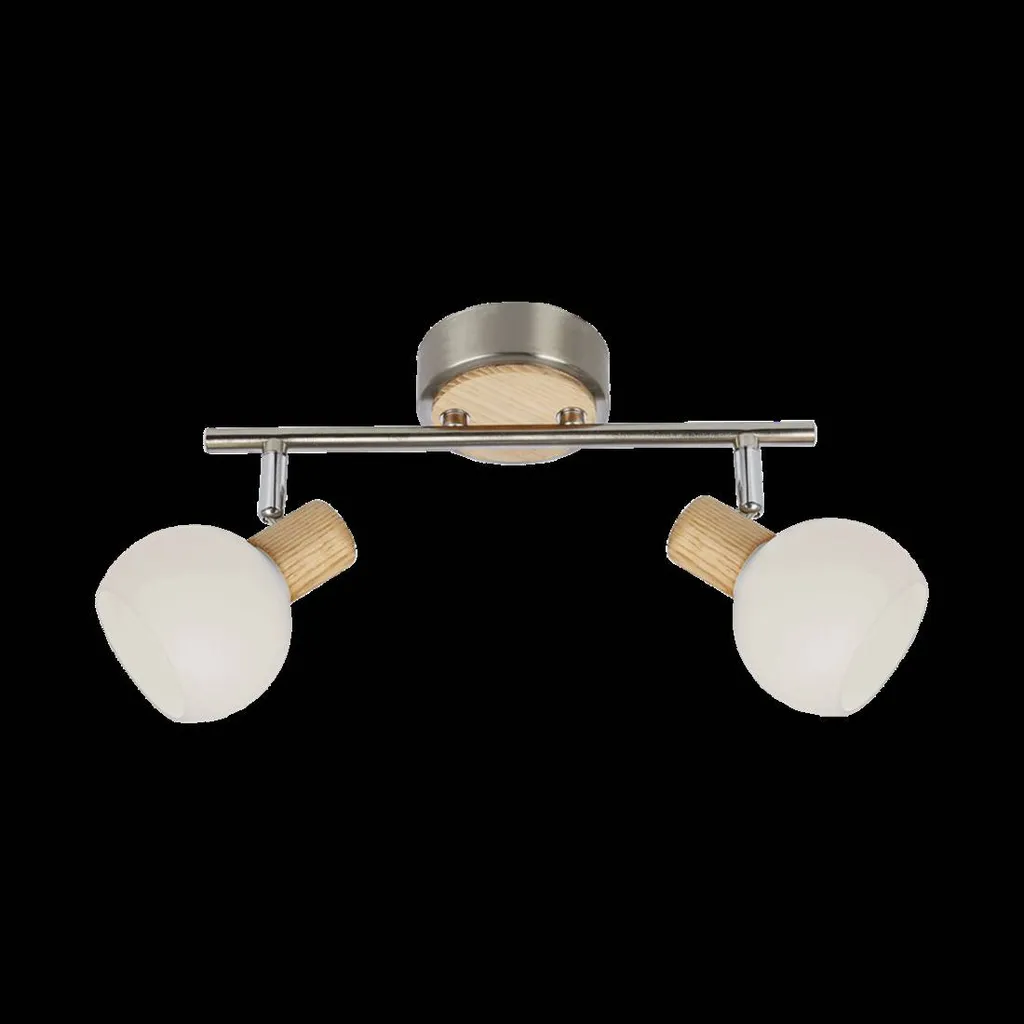 Migliore Plafoniera TONG per Corridoio e Camera - Legno e Nichel