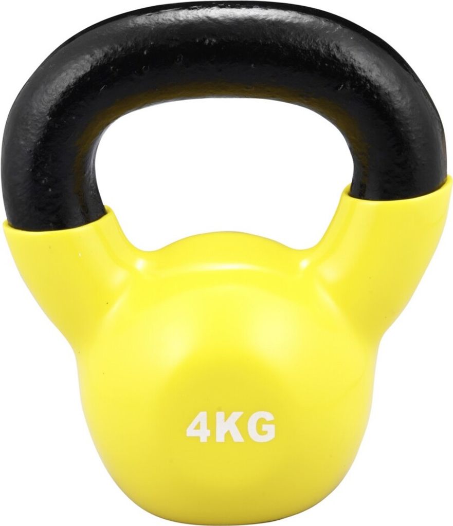 TRENDY SPORT Kettlebells Vinyl 4 KG ( Gelb )