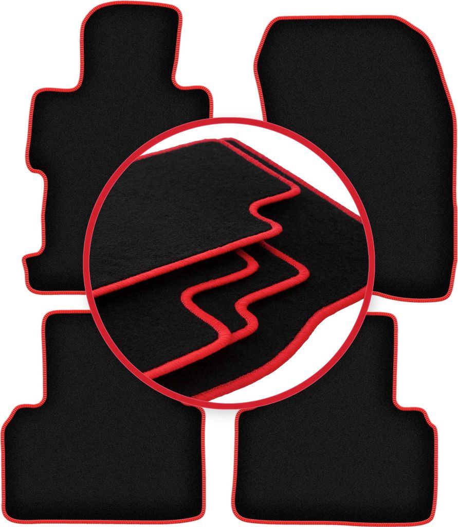 CARLUX-RED Automatten für: Honda Civic VIII 4D Limousine (2006-2011)