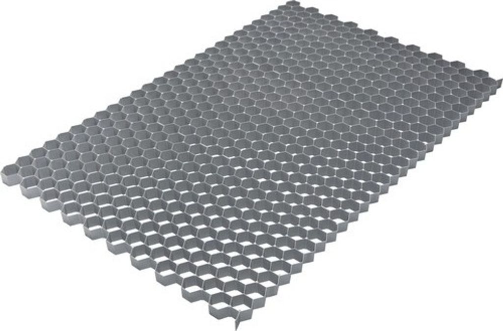 Kieswabe 76,4x117,6x3,2 cm grau Produktbild 