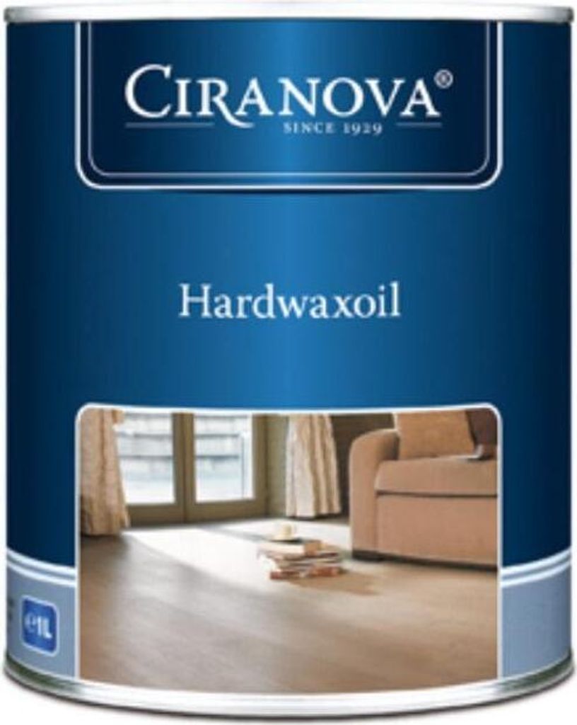 Ciranova Parkett Hartwachs-Öl, WEISS, matt, Packung 1 lt