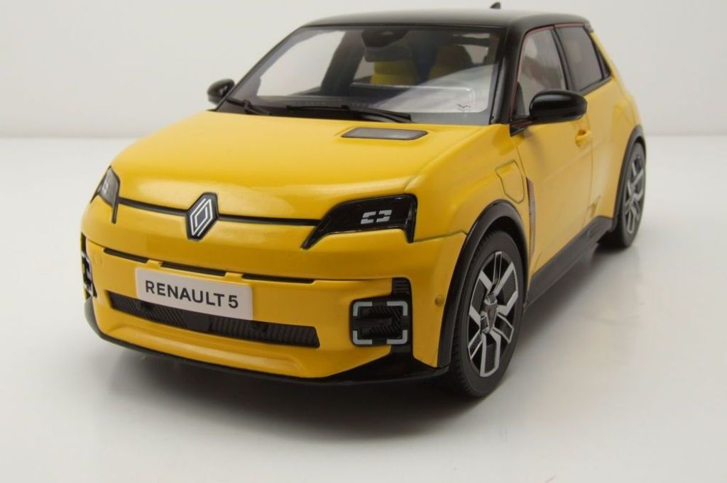 Norev 185500 Renault 5 E-Tech 100 % électrique 2024 jaune Image du produit 