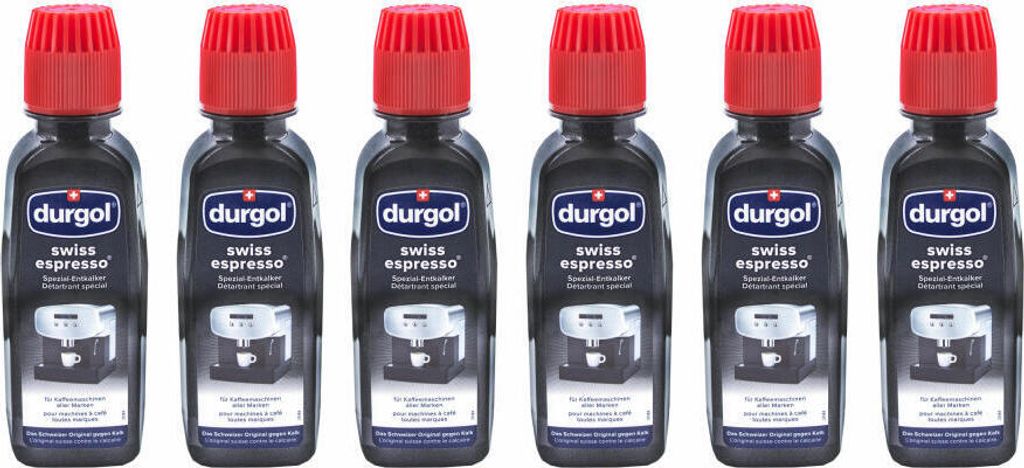 Durgol Swiss Espresso Spezial-Entkalker, 6 x 125ml